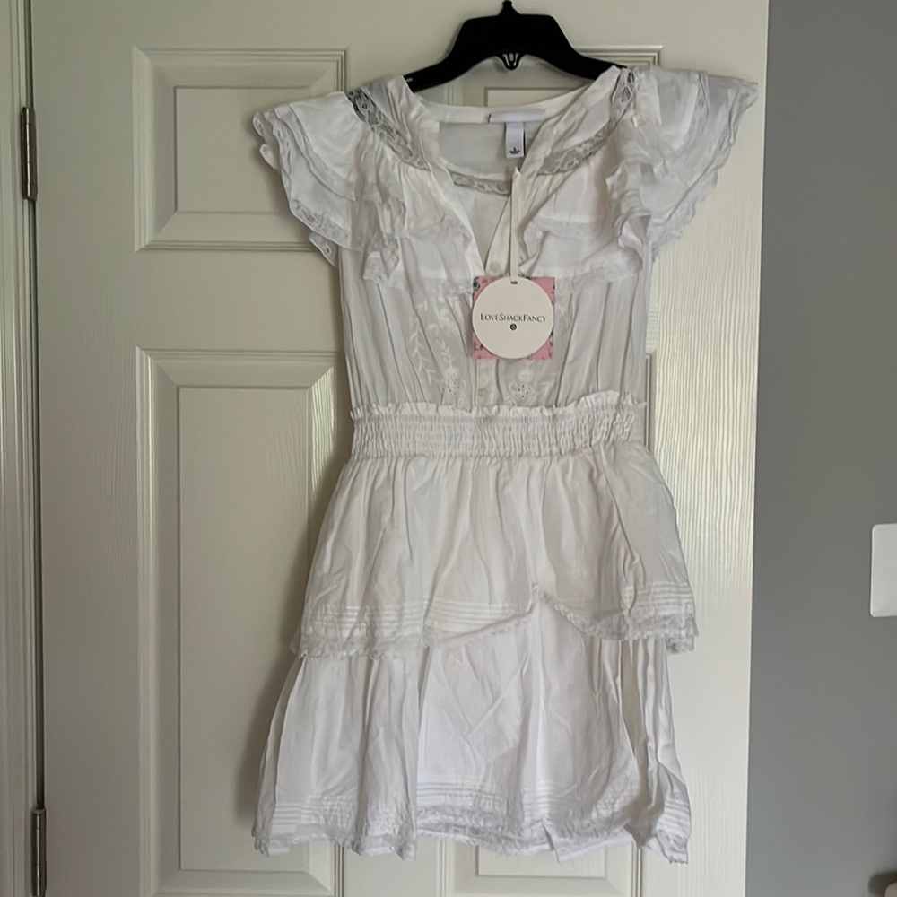 LoveShackFancy x Target White Ruffle Dress